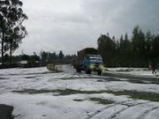 Ethiopie chute de neige