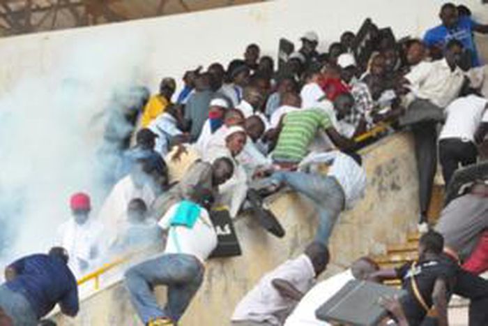 Incident du match Dsc-As Pikine Illustration