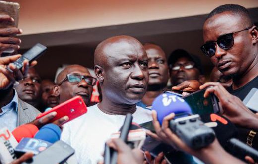 Idrissa Seck à Thiès, au Sénégal, en février 2019 CARMEN ABD ALI - AFP