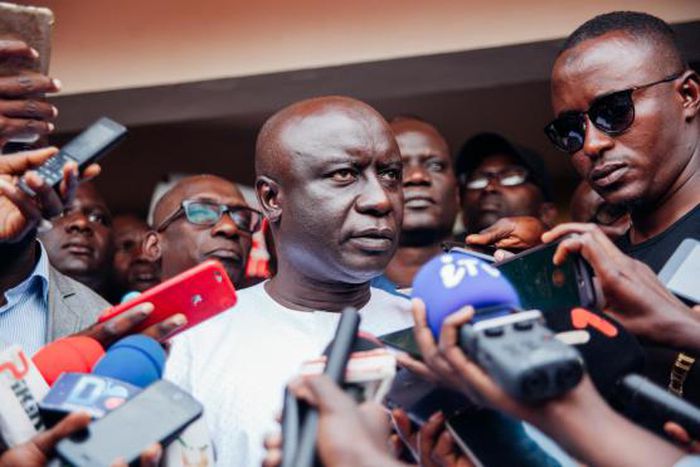 Idrissa Seck à Thiès, au Sénégal, en février 2019 CARMEN ABD ALI - AFP