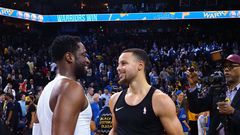 Wade (gauche) et Curry