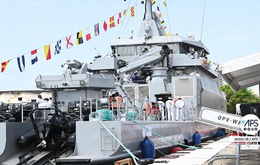 le premier patrouilleur lance-missiles sénégalais