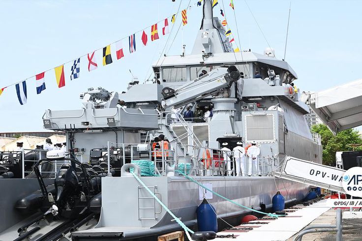 le premier patrouilleur lance-missiles sénégalais