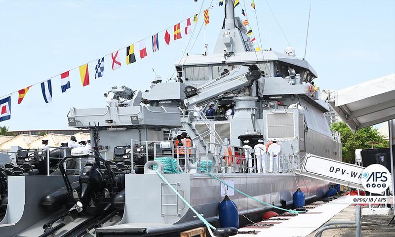 le premier patrouilleur lance-missiles sénégalais
