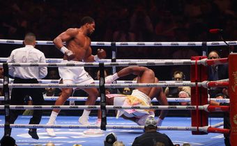 Boxe Les images du kO infligé par Joshua à Ngannou