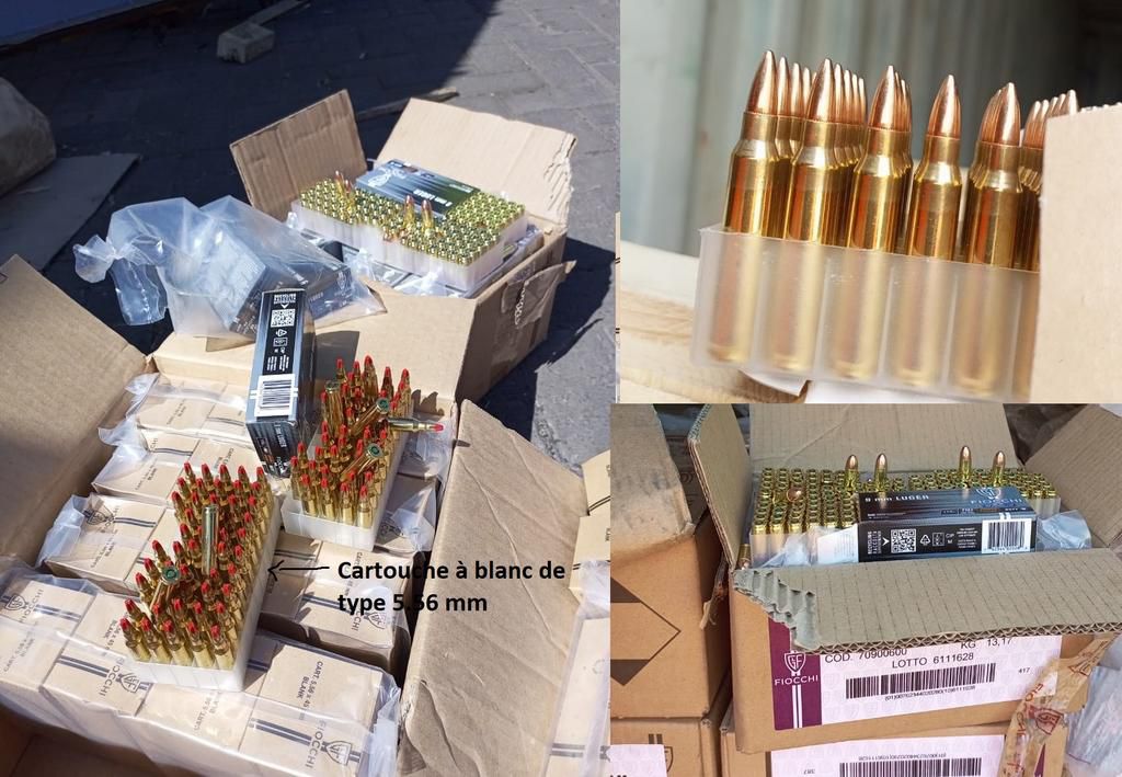 Munitions saisies au port de Dakar