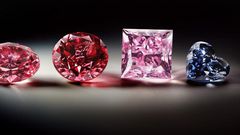 Fancy colored diamonds from the Argyle diamond mine.Murray Rayner
