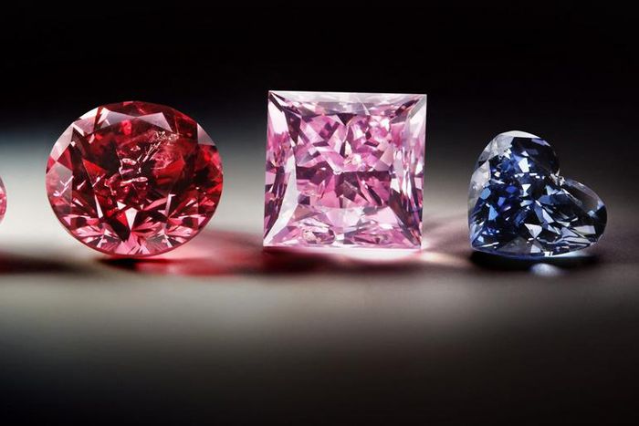 Fancy colored diamonds from the Argyle diamond mine.Murray Rayner