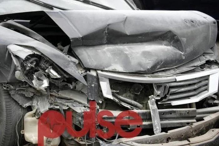 A Honda car involved in the accident (Pulse) (Illustration)