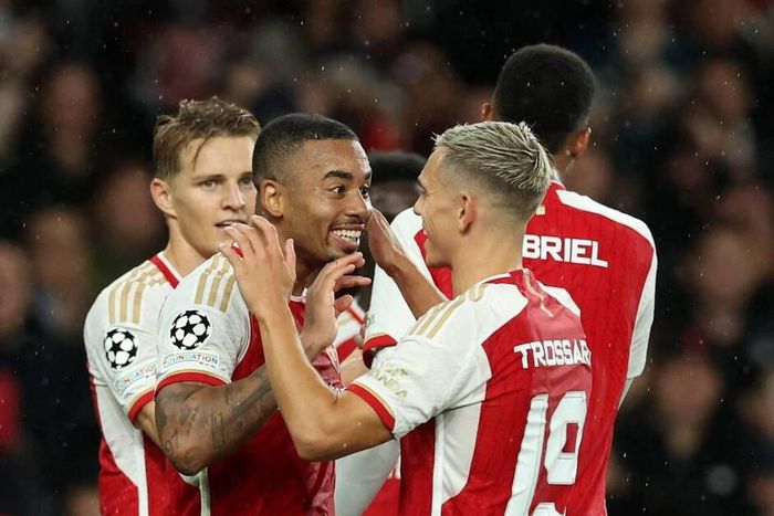 Arsenal a célébré son retour en Ligue des champions de la meilleure des façons PHOTO DAVID KLEIN REUTERS