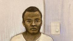 Ibrahima Bah lors de son procès Crédit  picture alliance Elizabeth Cook