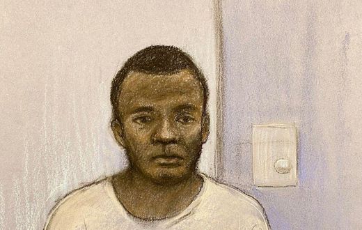 Ibrahima Bah lors de son procès Crédit  picture alliance Elizabeth Cook