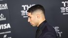 Juste après la révélation de l'affaire, Achraf Hakimi a assisté lundi soir à la cérémonie The Best FIFA organisée à Paris. LP/Arnaud Journois