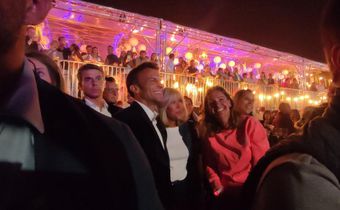 Emmanuel Macron et son épouse Brigitte au Touquet