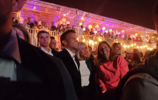 Emmanuel Macron et son épouse Brigitte au Touquet