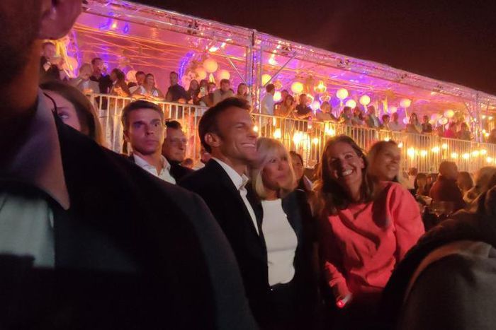 Emmanuel Macron et son épouse Brigitte au Touquet