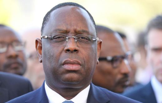Senegalese President Macky Sall says he's hoping for a first-round win in next month's elections
