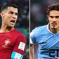 Cristiano Ronaldo (gauche) et Edinson Cavani jouent leur dernier mondial.