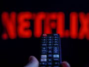 Netflix logo. STR/NurPhoto via Getty Images