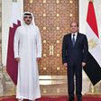 le président rencontre l'émir du Qatar pour un cessez-le-feu à Gaza