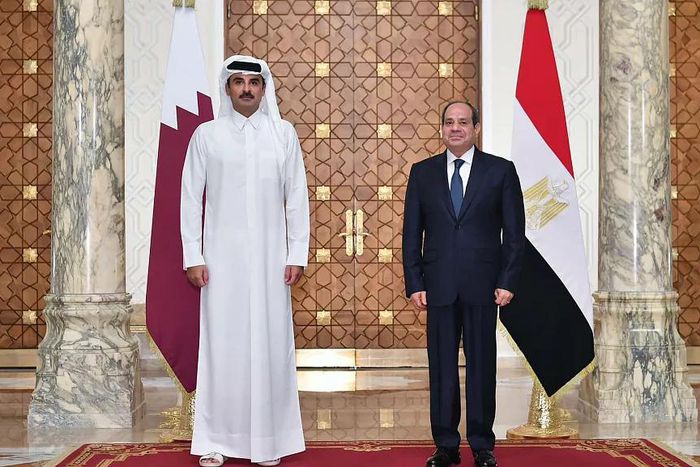 le président rencontre l'émir du Qatar pour un cessez-le-feu à Gaza
