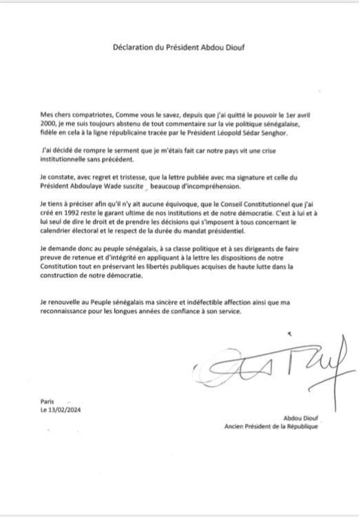 communiqué