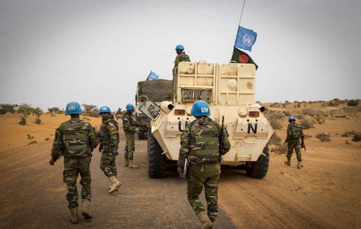 Casque bleu au Mali