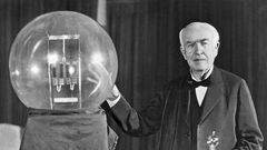 Thomas Edison and the light bulb [GettyImages]