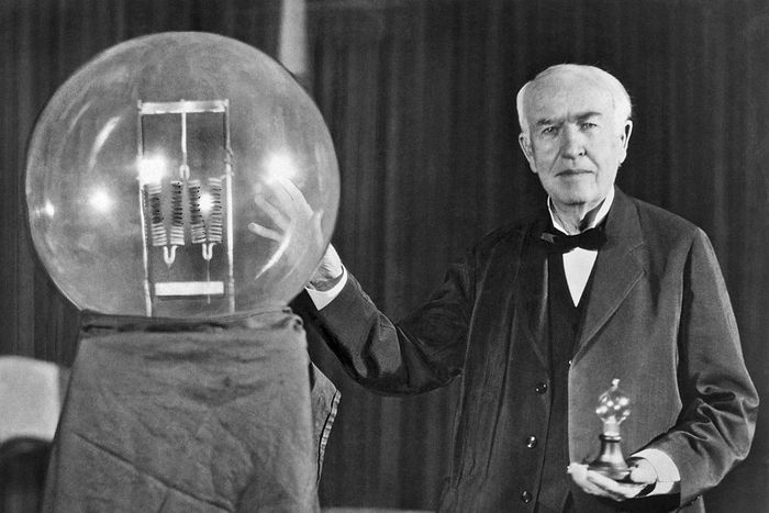 Thomas Edison and the light bulb [GettyImages]