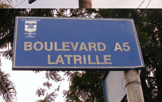 Signalétique de rue - Cocody - Abidjan