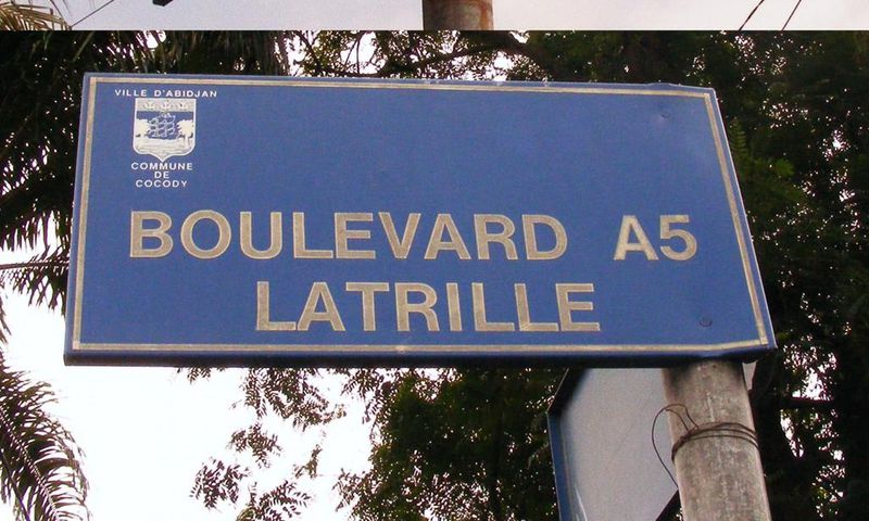 Signalétique de rue - Cocody - Abidjan