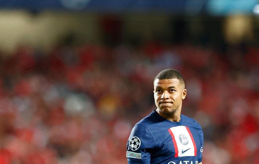 Mbappe had a poor game in PSG's draw with Rennes on Saturday in Ligue 1