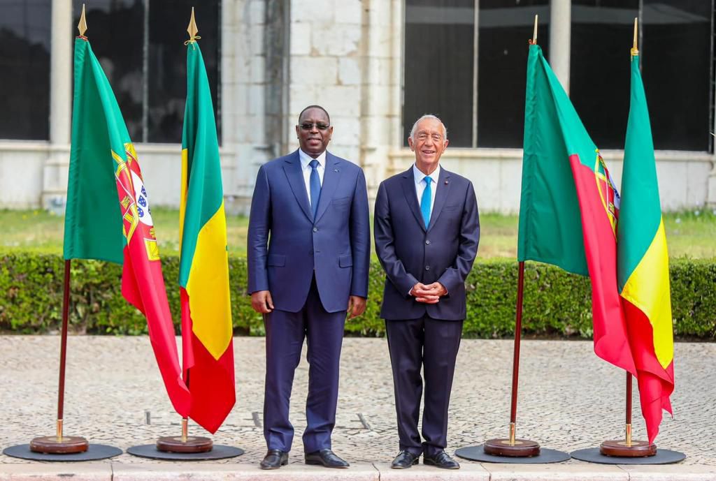 Macky Sall à Lisbonne