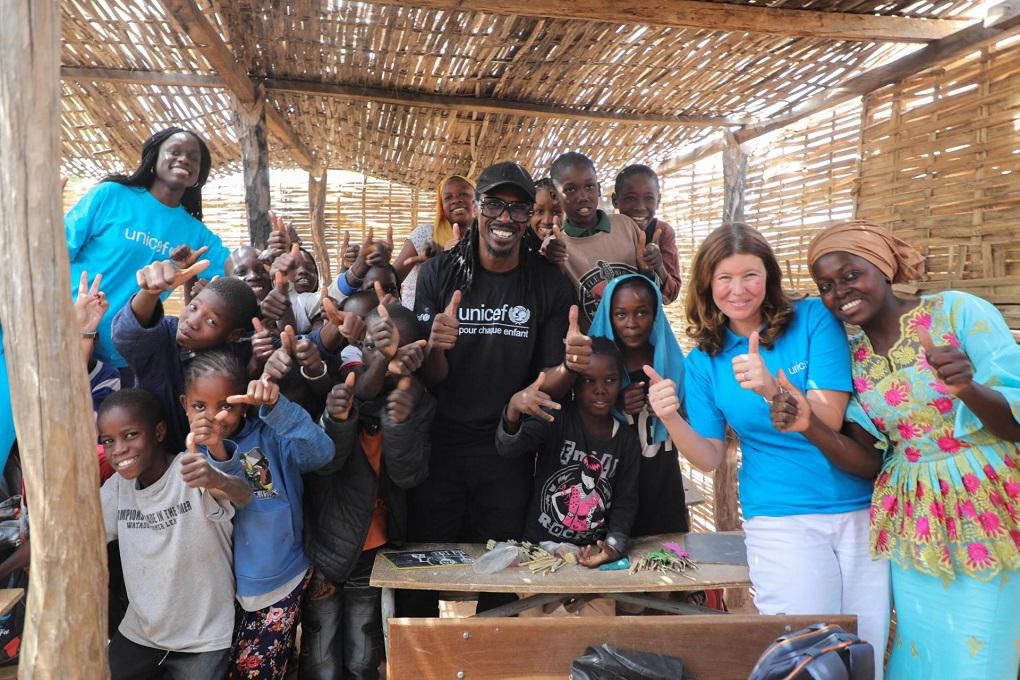 Aliou Cissé amabassadeur UNICEF