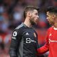 De Gea (gauche) et Ronaldo