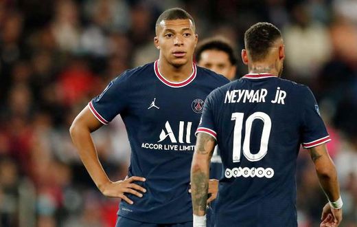 Kylian Mbappé et Neymar