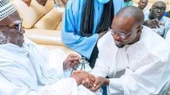 Serigne Mountakha Mbacké et Ousmane Sonko