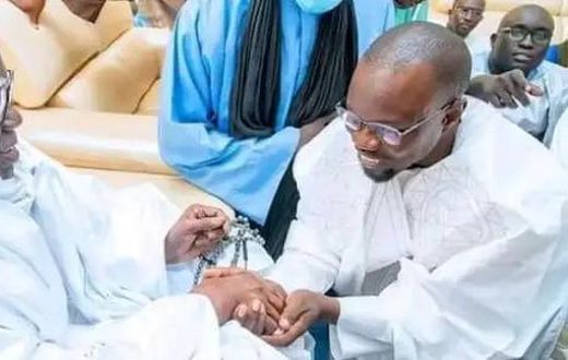 Serigne Mountakha Mbacké et Ousmane Sonko