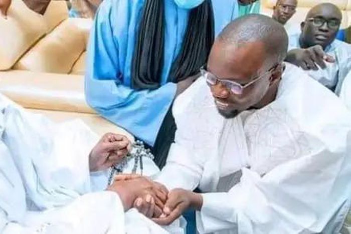 Serigne Mountakha Mbacké et Ousmane Sonko