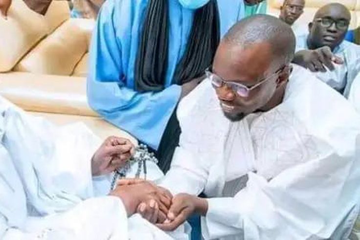 Serigne Mountakha Mbacké et Ousmane Sonko