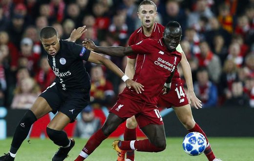 Mbappé (PSG) affronte Sadio Mané (Liverpool) en Ligue des Champions 2019-2020