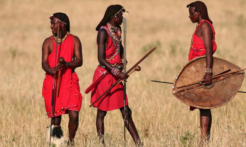 Les Massais du Kenya