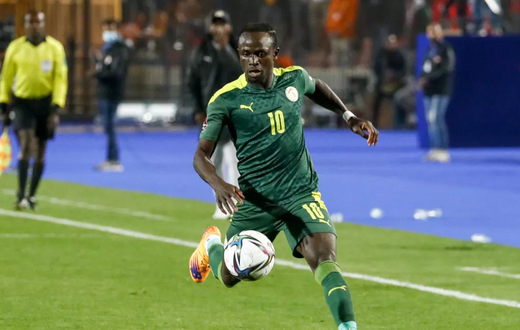 Sadio Mané en action pour le Sénégal, le 25 mars, en match de barrage face à l'Egypte - Getty Images