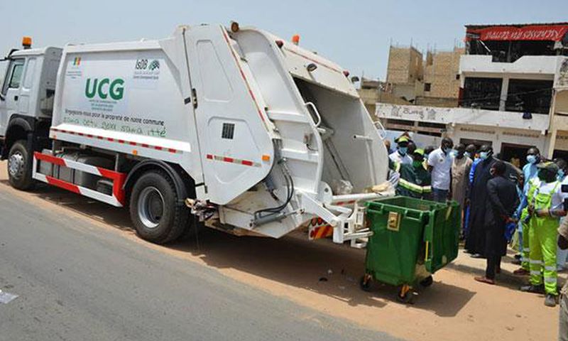 camion de ramassage des ordures