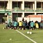 Dernière séance d'entraînement des Lions locaux avant d'affronter le Madascar en demi-finale du CHAN 2022, le 30 janvier 2023