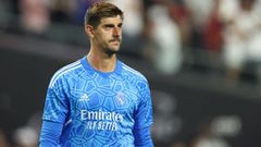 Thibault Courtois, gardien de but du Réal Madrid.