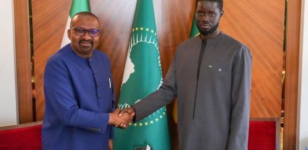 Bassirou Diomaye Faye et vice-président Sierra-Léonais,