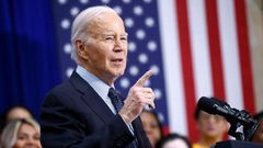 President Joe Biden joins family caregivers, care workers, early childhood educators, and advocates to celebrate progress made by care champions while calling for additional legislative action at a rally in Union Station on April 09, 2024, in Washingto...