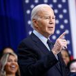 President Joe Biden joins family caregivers, care workers, early childhood educators, and advocates to celebrate progress made by care champions while calling for additional legislative action at a rally in Union Station on April 09, 2024, in Washingto...