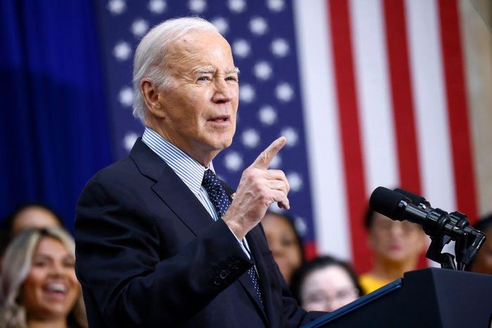 President Joe Biden joins family caregivers, care workers, early childhood educators, and advocates to celebrate progress made by care champions while calling for additional legislative action at a rally in Union Station on April 09, 2024, in Washingto...